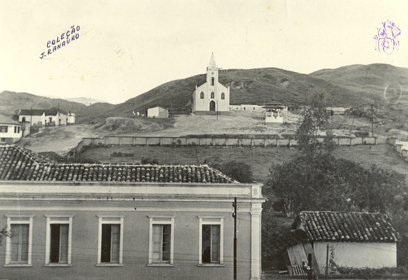 Vista da Igreja de São Benedito (reprodução)
