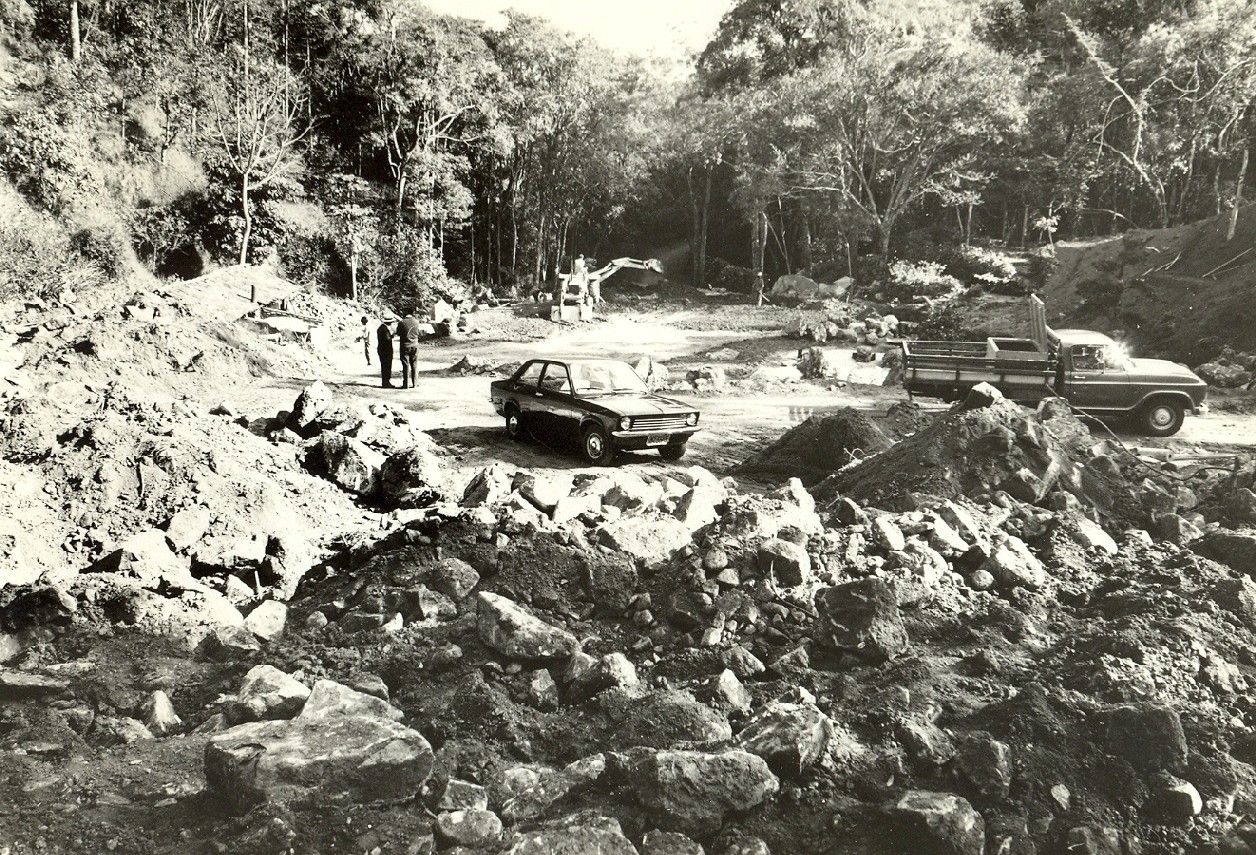 Construção do Recanto Japonês