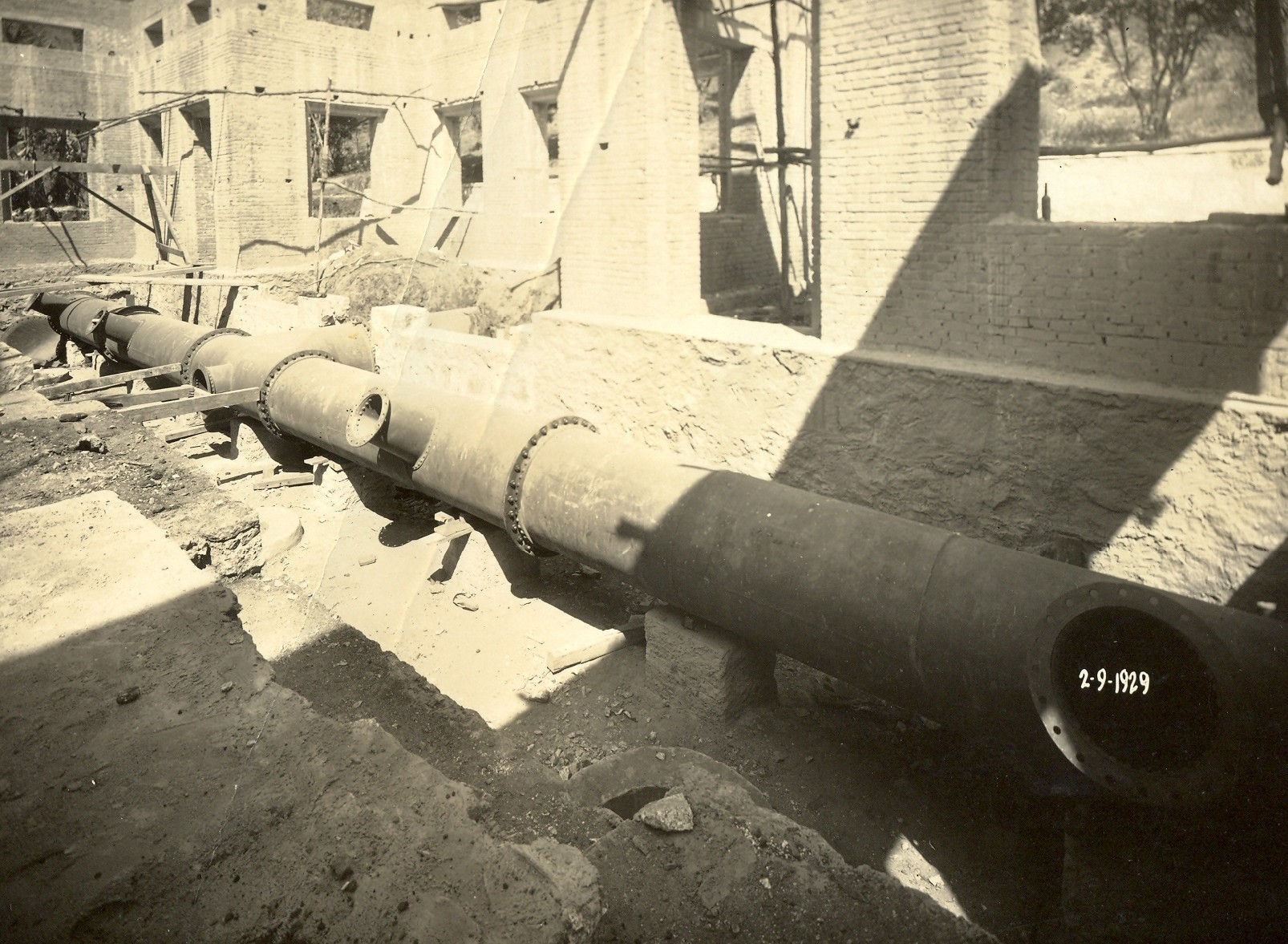 Construção da Usina das Antas